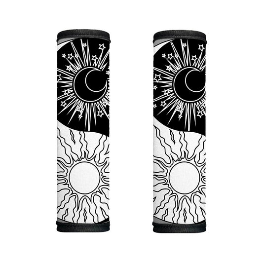 Sun And Moon Yin Yang Print Handle Covers