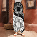 Sun And Moon Yin Yang Print Harem Pants