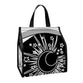 Sun And Moon Yin Yang Print Insulated Lunch Tote