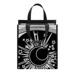 Sun And Moon Yin Yang Print Insulated Lunch Tote