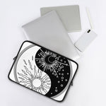 Sun And Moon Yin Yang Print Laptop Sleeve