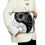 Sun And Moon Yin Yang Print Laptop Sleeve