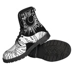 Sun And Moon Yin Yang Print Backpack