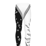 Sun And Moon Yin Yang Print Men's leggings