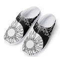 Sun And Moon Yin Yang Print Mesh Casual Shoes