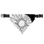 Sun And Moon Yin Yang Print Over The Collar Dog Bandana