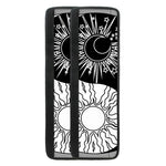 Sun And Moon Yin Yang Print Refrigerator Handle Covers