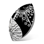 Sun And Moon Yin Yang Print Rugby Ball