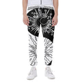 Sun And Moon Yin Yang Print Joggers
