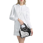 Sun And Moon Yin Yang Print Shoulder Handbag