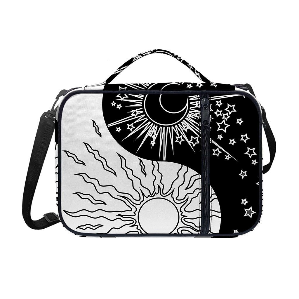 Sun And Moon Yin Yang Print Shoulder Strap Bible Bag