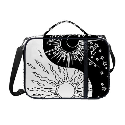 Sun And Moon Yin Yang Print Shoulder Strap Bible Bag