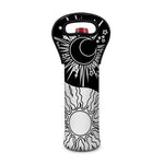 Sun And Moon Yin Yang Print Single Neoprene Wine Tote