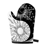 Sun And Moon Yin Yang Print Single Oven Mitt
