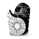 Sun And Moon Yin Yang Print Single Oven Mitt