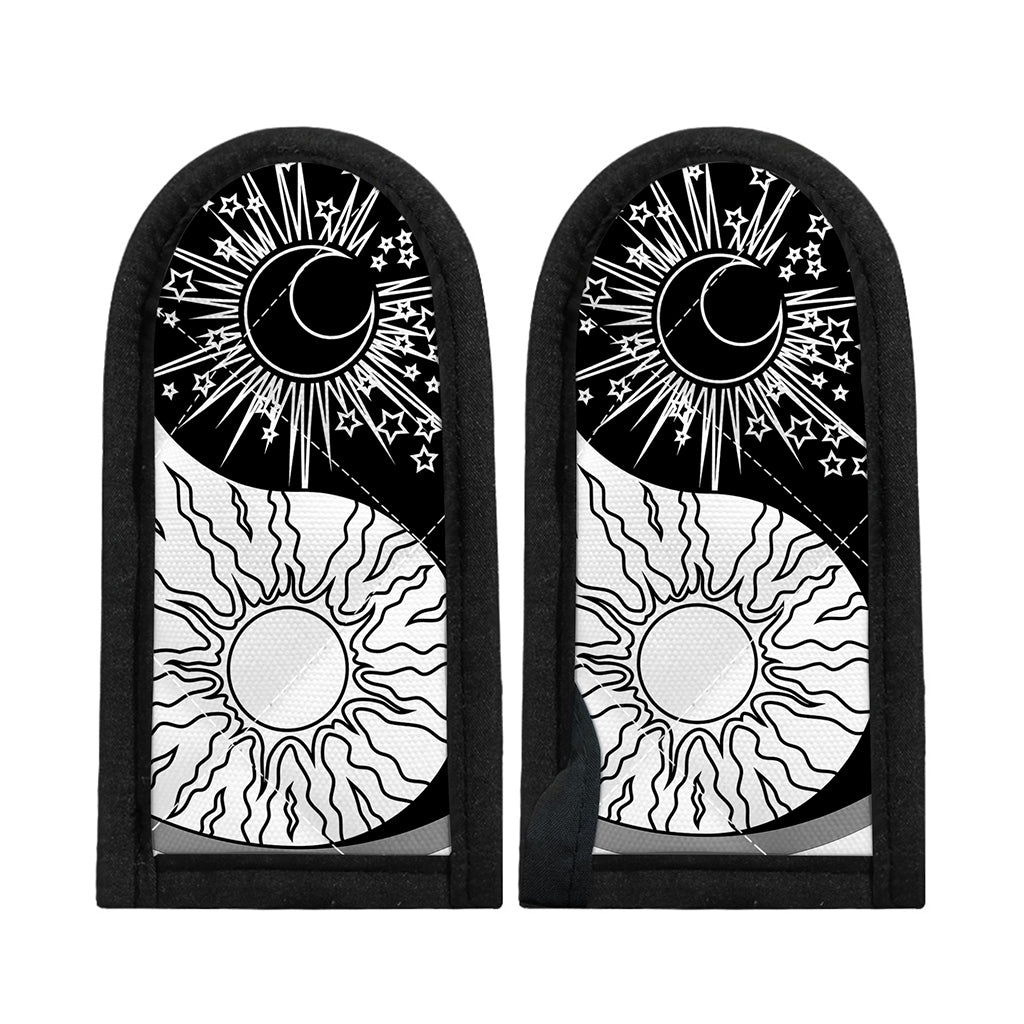Sun And Moon Yin Yang Print Skillet Handle Cover