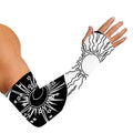 Sun And Moon Yin Yang Print Sun Protection Arm Sleeves