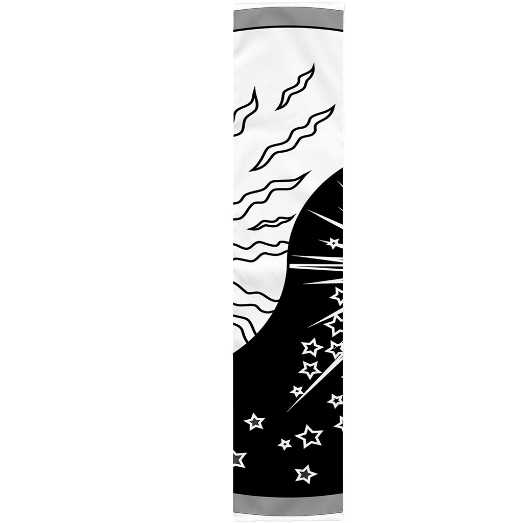 Sun And Moon Yin Yang Print Table Runner