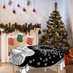 Sun And Moon Yin Yang Print Tablecloth