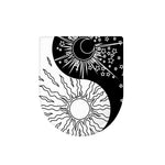 Sun And Moon Yin Yang Print Toilet Lid Cover
