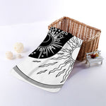 Sun And Moon Yin Yang Print Towel