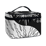 Sun And Moon Yin Yang Print Travel Makeup Bag