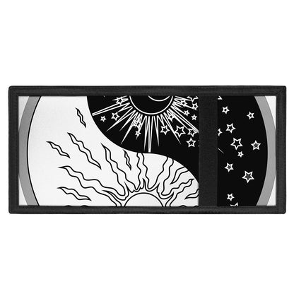 Sun And Moon Yin Yang Print Trifold Wallet