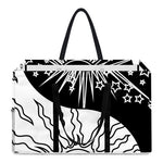 Sun And Moon Yin Yang Print Utility Tote Bag
