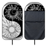 Sun And Moon Yin Yang Print Waterproof Car Seat Cover
