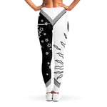 Sun And Moon Yin Yang Print Women's Leggings