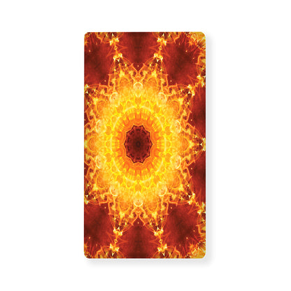 Sun Fire Kaleidoscope Print Baby Crib Sheet