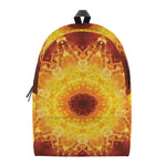 Sun Fire Kaleidoscope Print Backpack