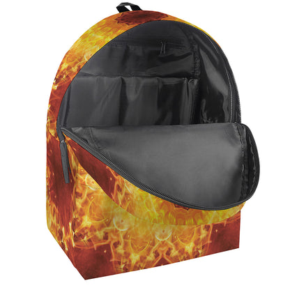 Sun Fire Kaleidoscope Print Backpack