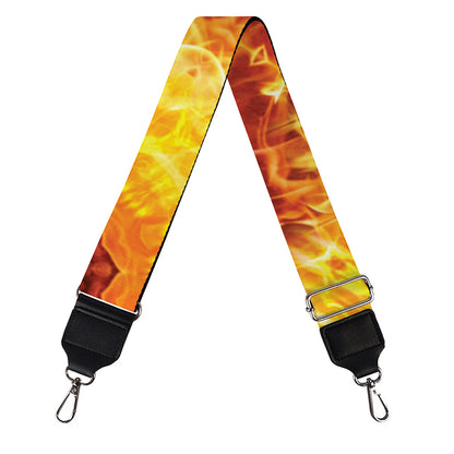Sun Fire Kaleidoscope Print Bag Strap