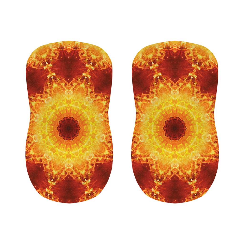 Sun Fire Kaleidoscope Print Bar Stool Covers