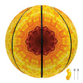 Sun Fire Kaleidoscope Print Basketball
