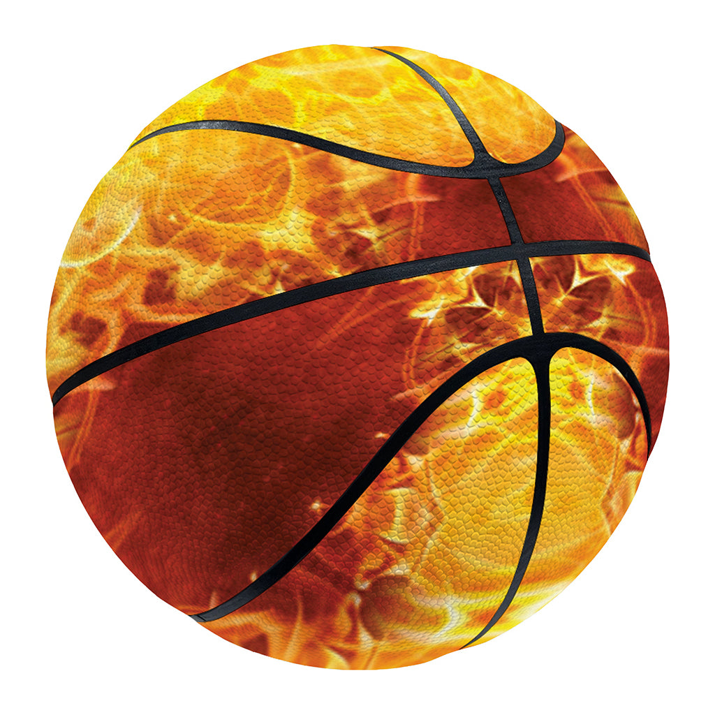 Sun Fire Kaleidoscope Print Basketball
