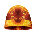Sun Fire Kaleidoscope Print Beanie