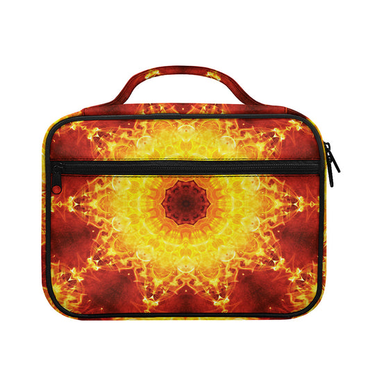 Sun Fire Kaleidoscope Print Briefcase Bible Bag
