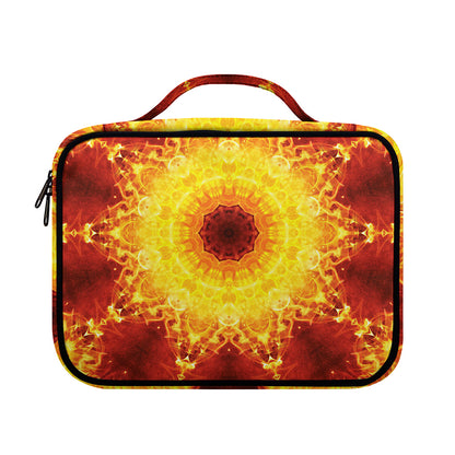 Sun Fire Kaleidoscope Print Briefcase Bible Bag