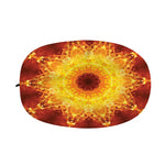 Sun Fire Kaleidoscope Print Car Side Mirror Covers