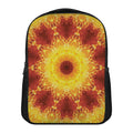 Sun Fire Kaleidoscope Print Casual Backpack