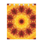Sun Fire Kaleidoscope Print Curtain