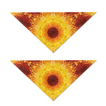 Sun Fire Kaleidoscope Print Dog Bandana