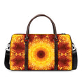Sun Fire Kaleidoscope Print Duffel Bag