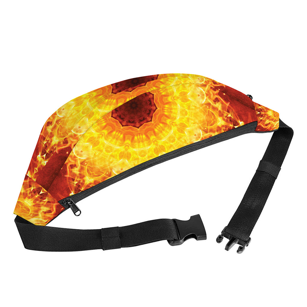 Sun Fire Kaleidoscope Print Fanny Pack