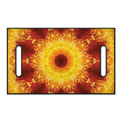 Sun Fire Kaleidoscope Print Golf Cart Seat Cover