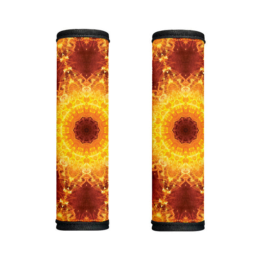 Sun Fire Kaleidoscope Print Handle Covers