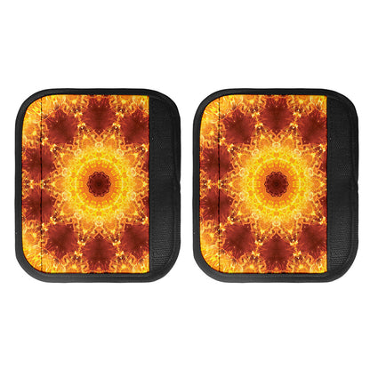 Sun Fire Kaleidoscope Print Handle Covers