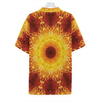 Sun Fire Kaleidoscope Print Hawaiian Shirt